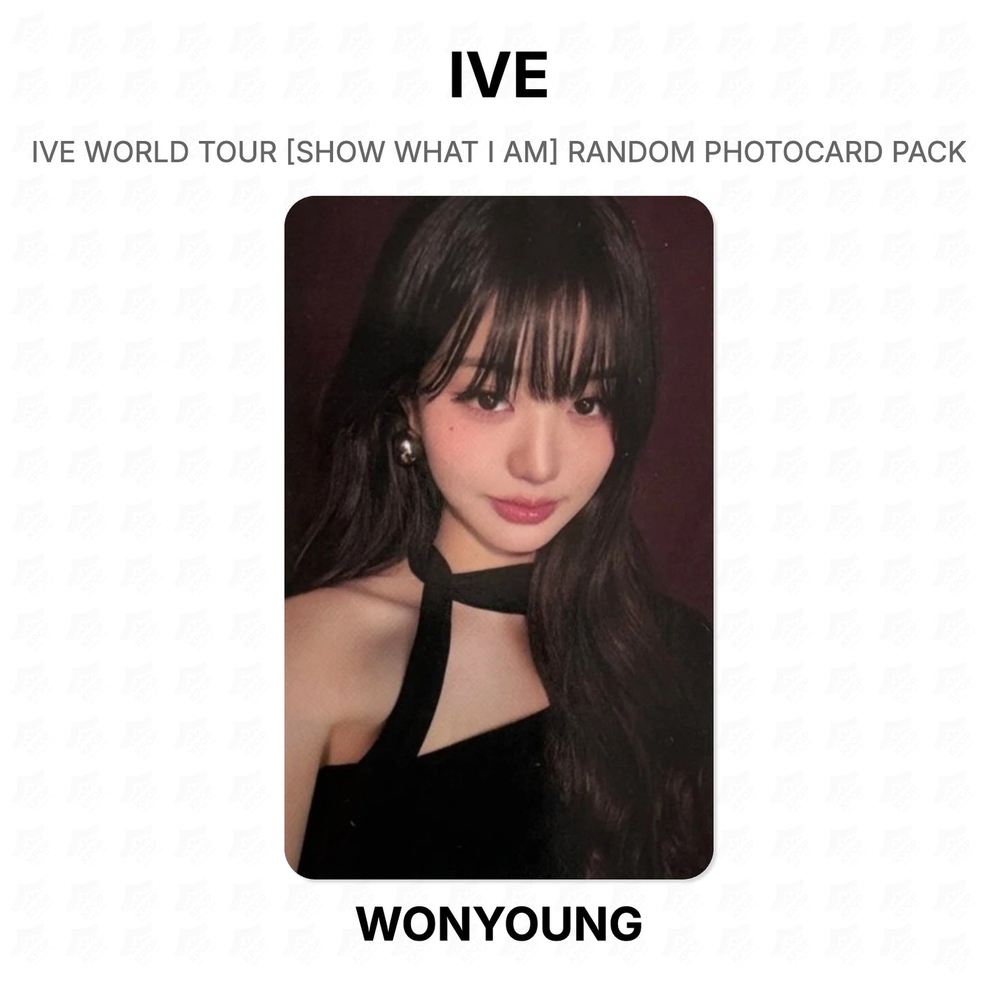 IVE WORLD TOUR [SHOW WHAT I AM] RANDOM PHOTOCARD PACK Official Photocard