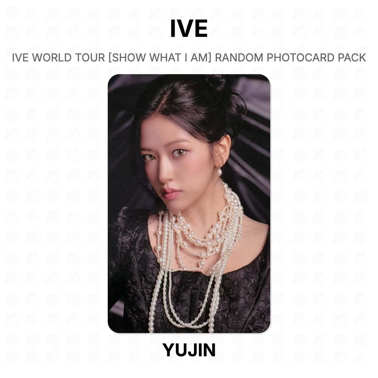 IVE WORLD TOUR [SHOW WHAT I AM] RANDOM PHOTOCARD PACK Official Photocard