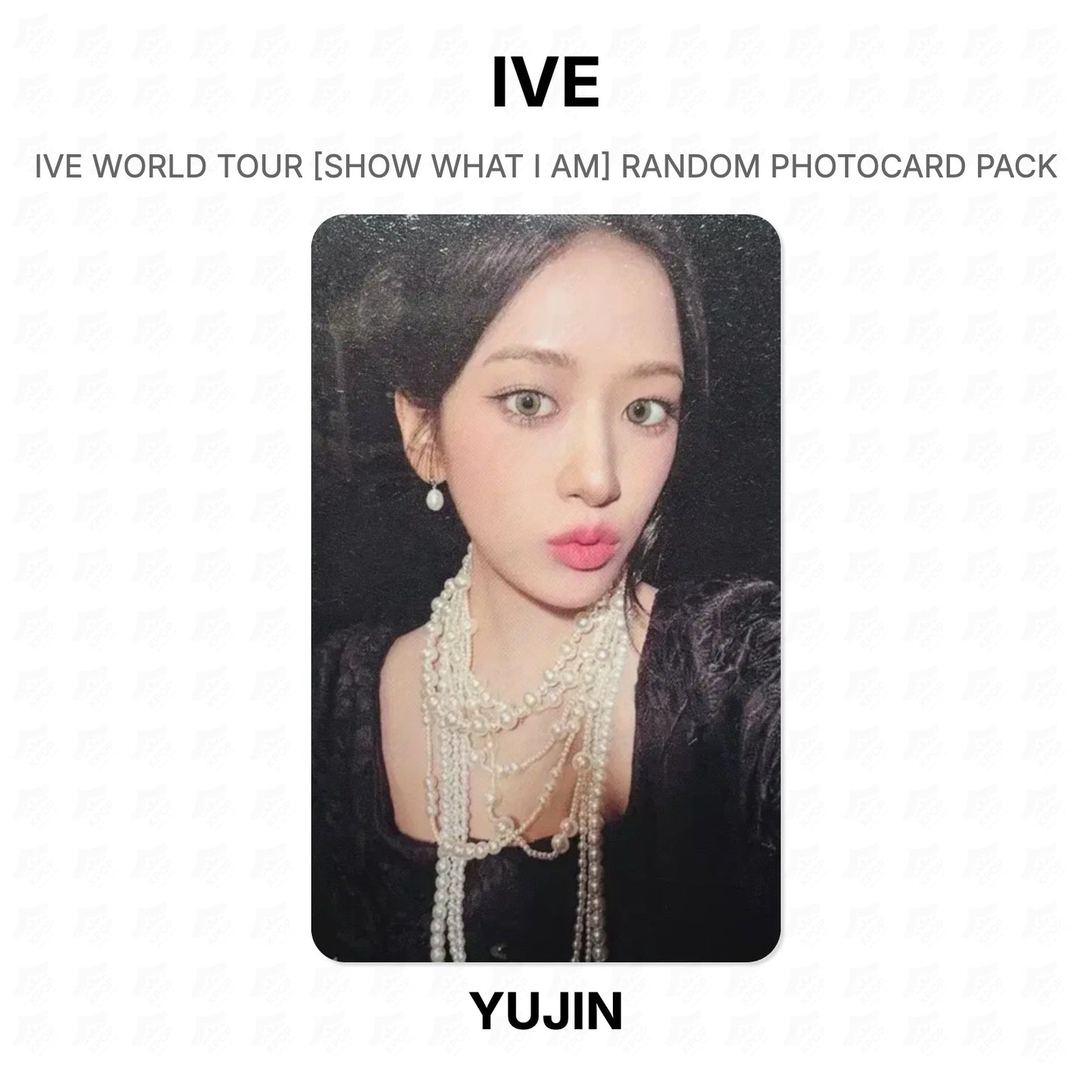 IVE WORLD TOUR [SHOW WHAT I AM] RANDOM PHOTOCARD PACK Official Photocard