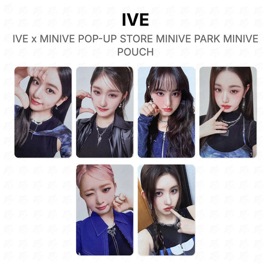 IVE x MINIVE POP-UP STORE MINIVE PARK MINIVE POUCH Official Photocard