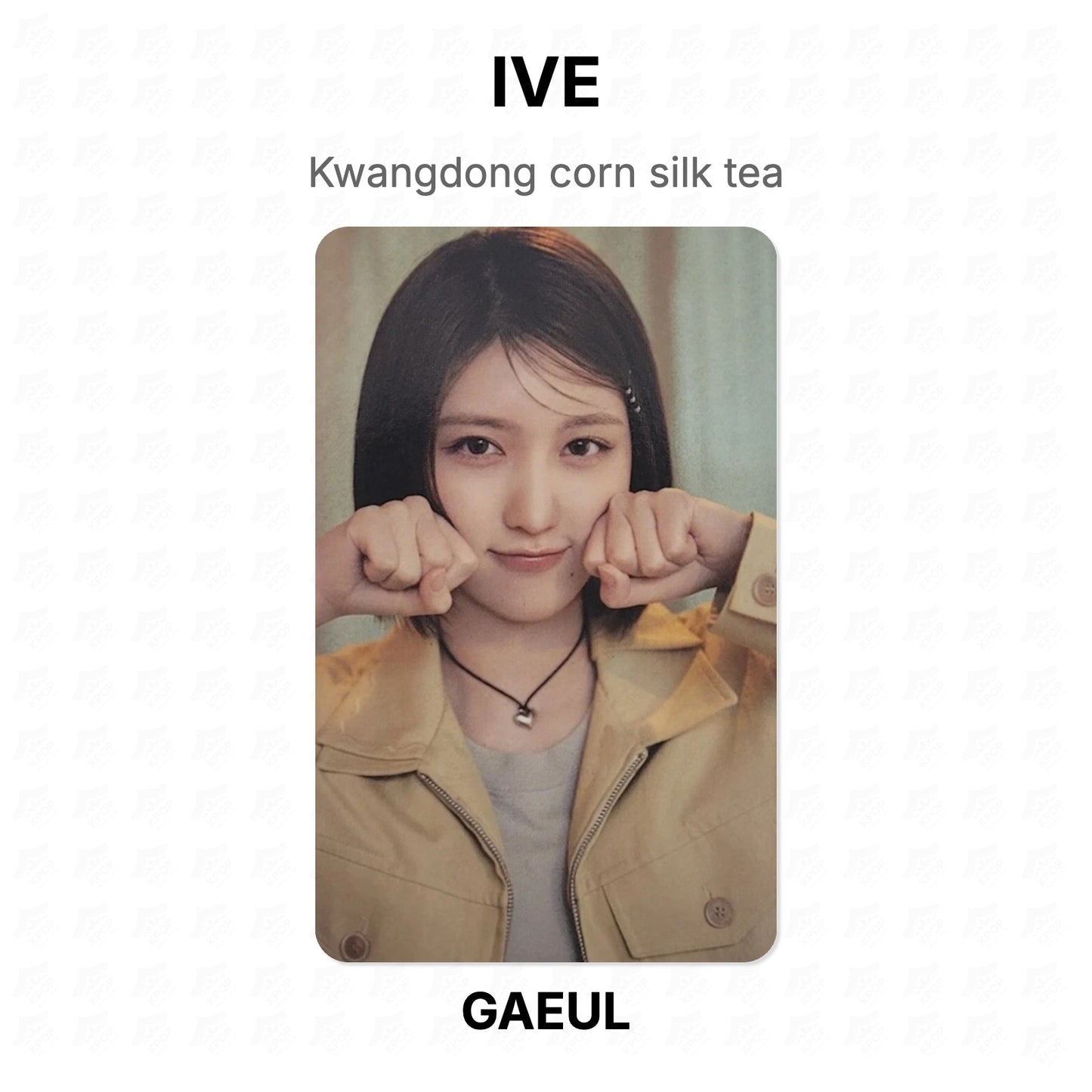 IVE Kwangdong corn silk tea Official Photocard