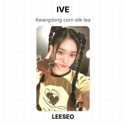IVE Kwangdong corn silk tea Official Photocard