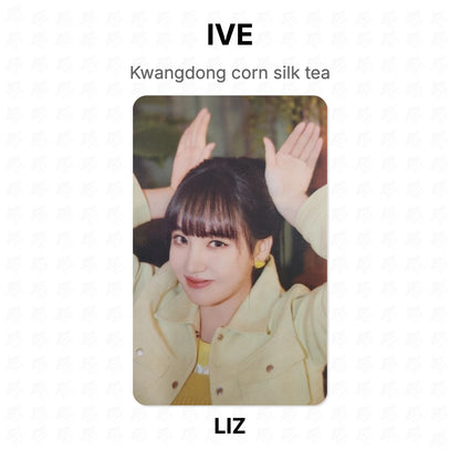 IVE Kwangdong corn silk tea Official Photocard