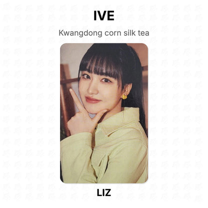 IVE Kwangdong corn silk tea Official Photocard