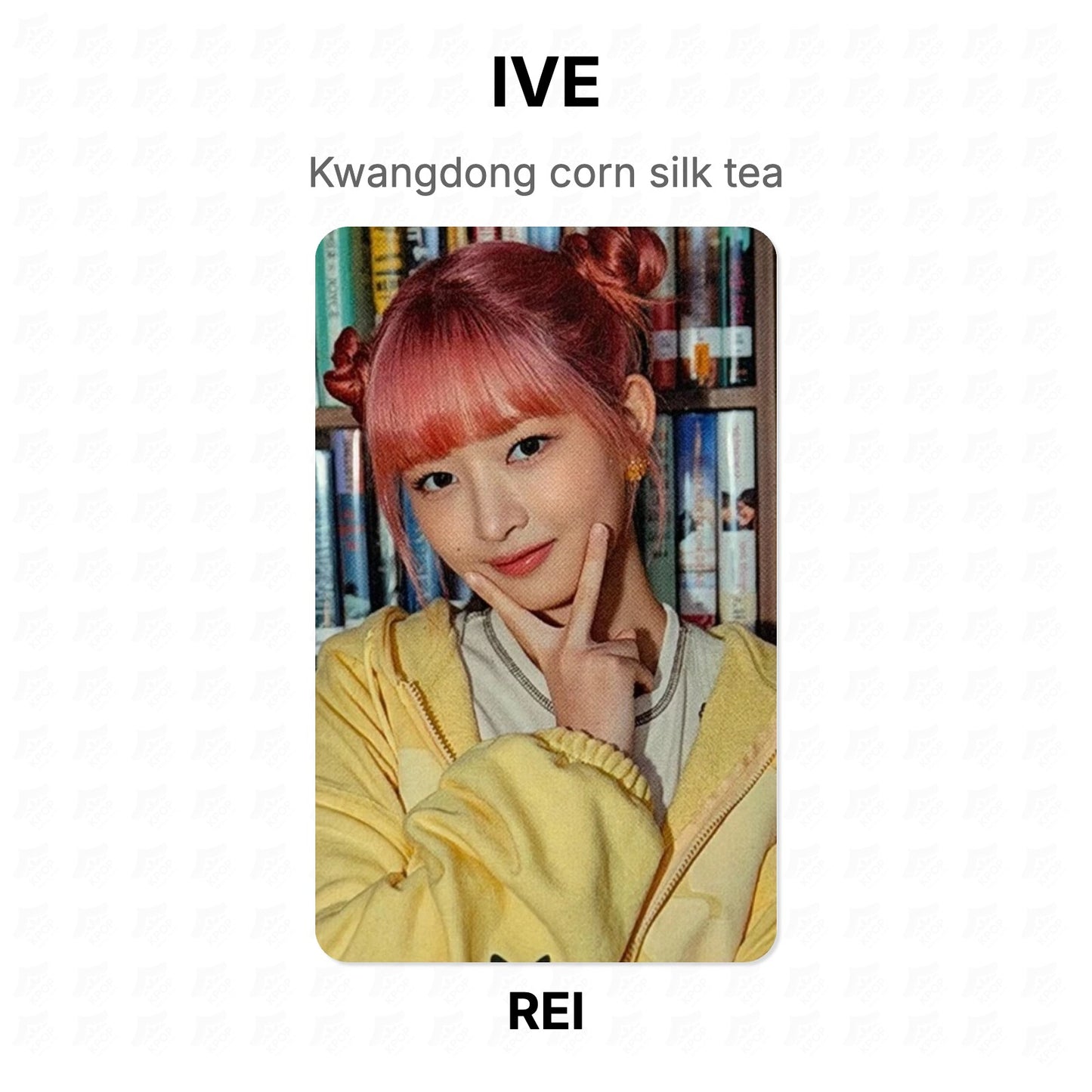IVE Kwangdong corn silk tea Official Photocard