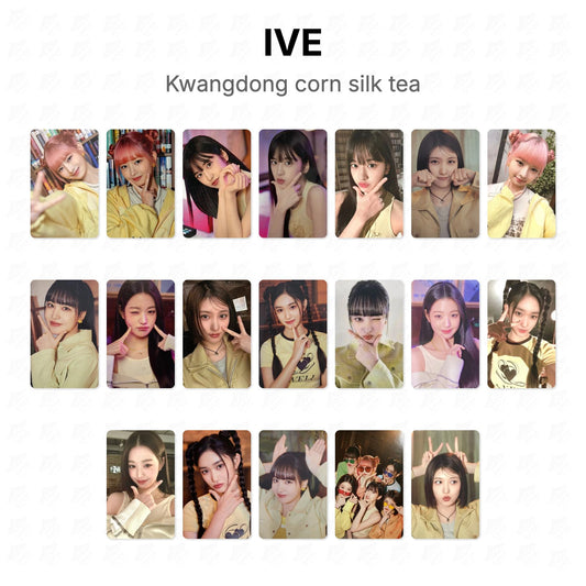 IVE Kwangdong corn silk tea Official Photocard
