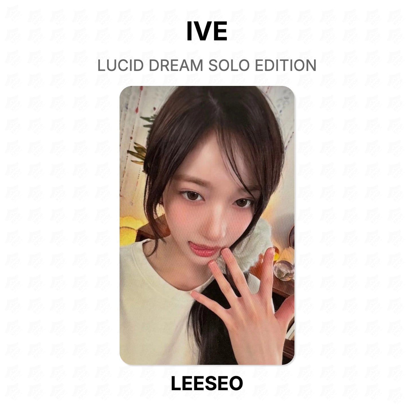IVE LUCID DREAM SOLO EDITION Official Photocard