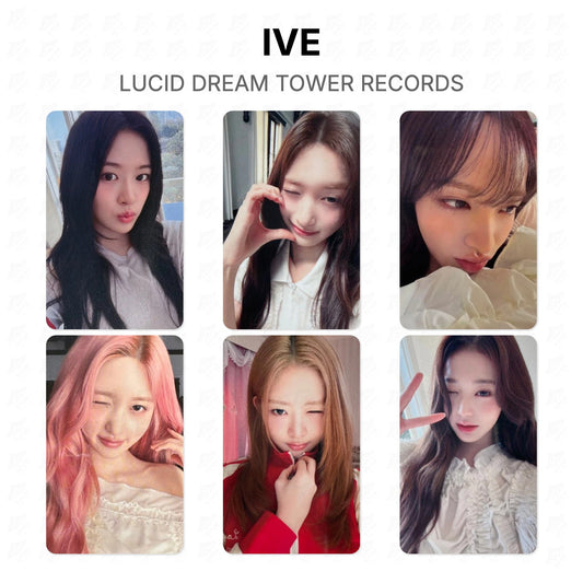 IVE LUCID DREAM TOWER RECORDS Official Photocard