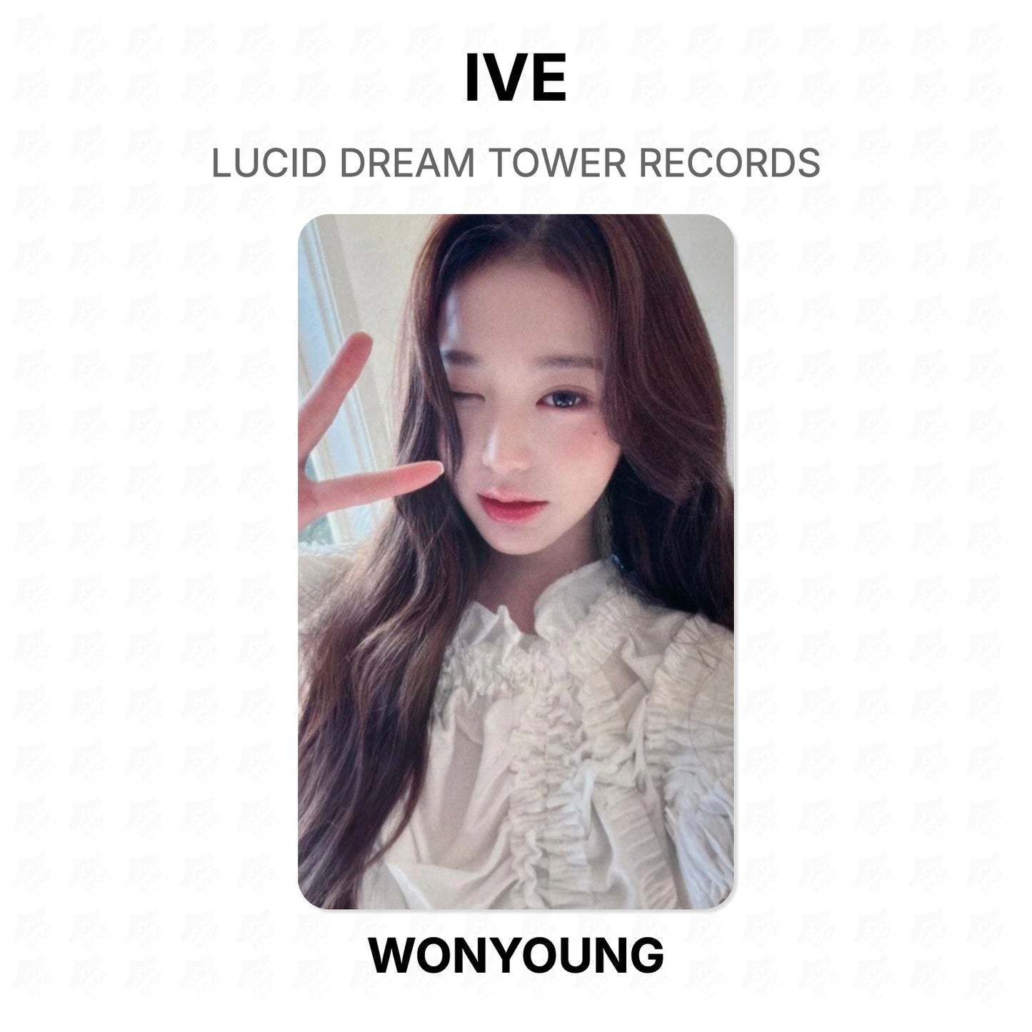 IVE LUCID DREAM TOWER RECORDS Official Photocard
