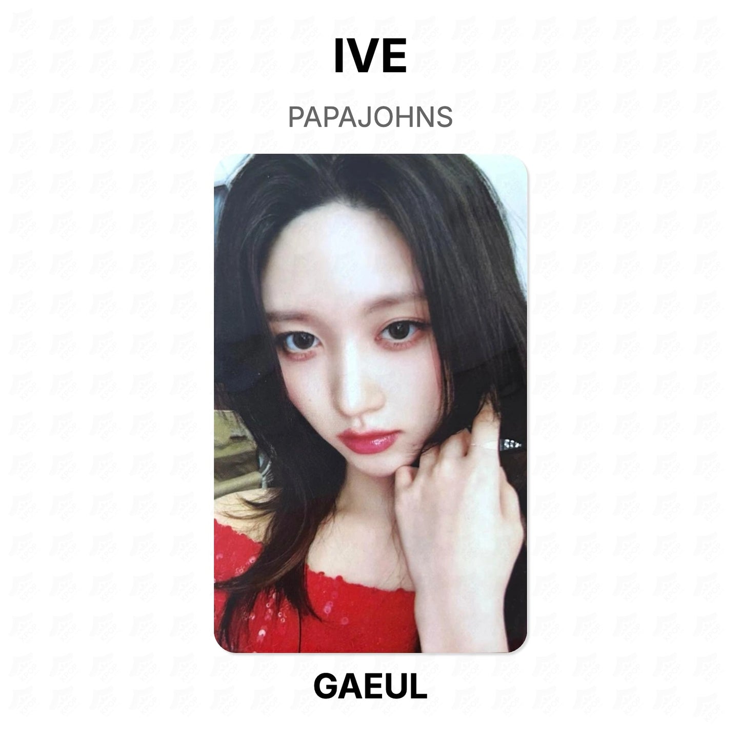 IVE PAPAJOHNS Official Photocard