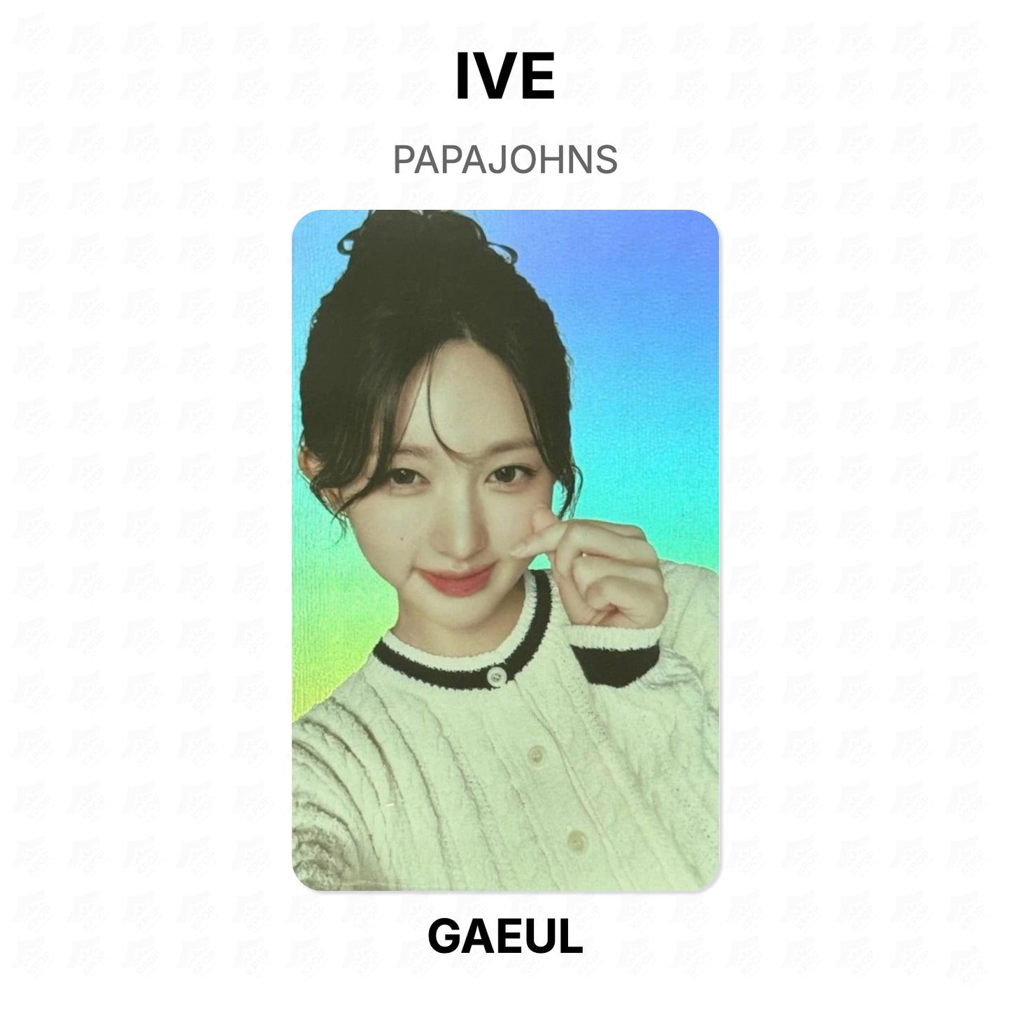 IVE PAPAJOHNS Official Photocard