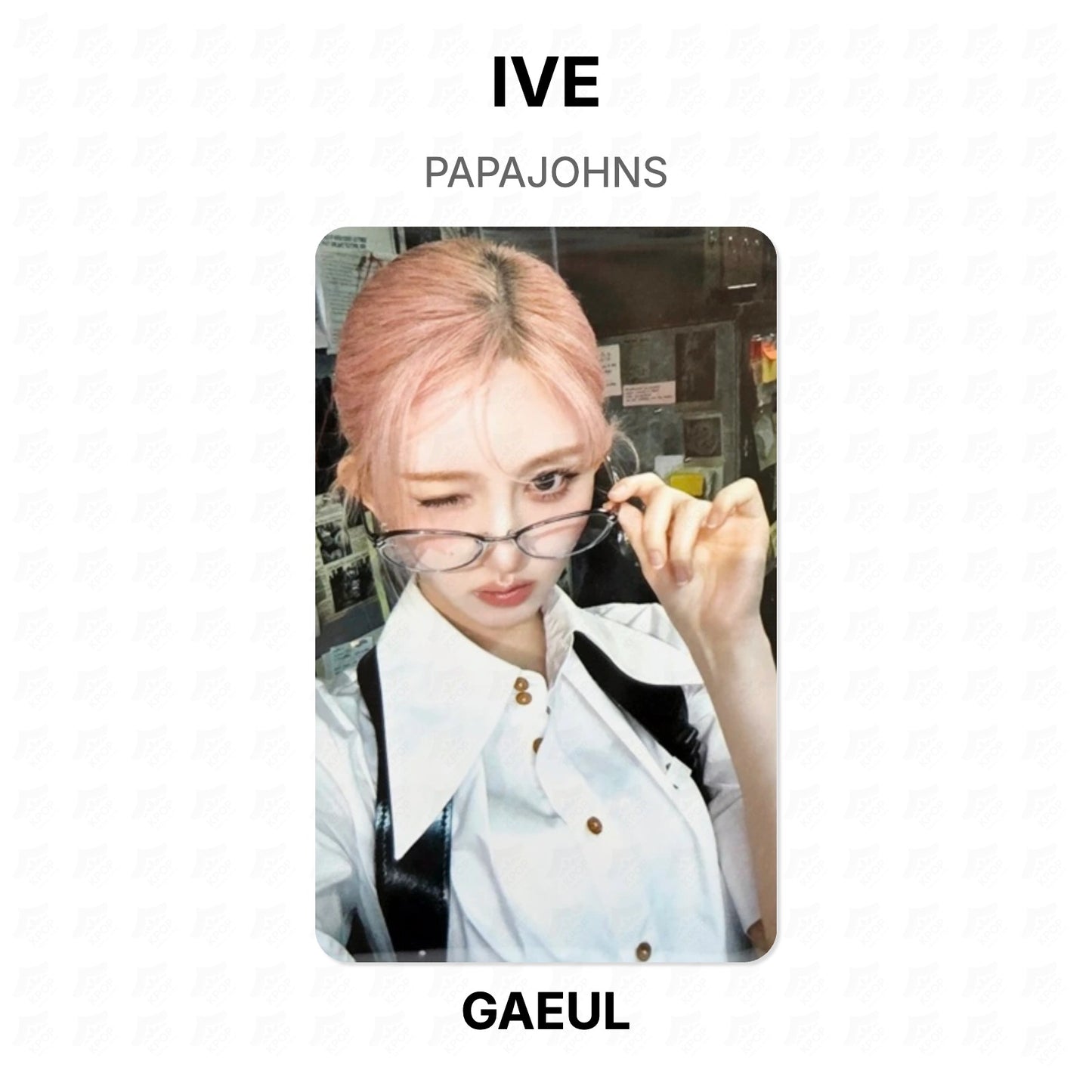 IVE PAPAJOHNS Official Photocard