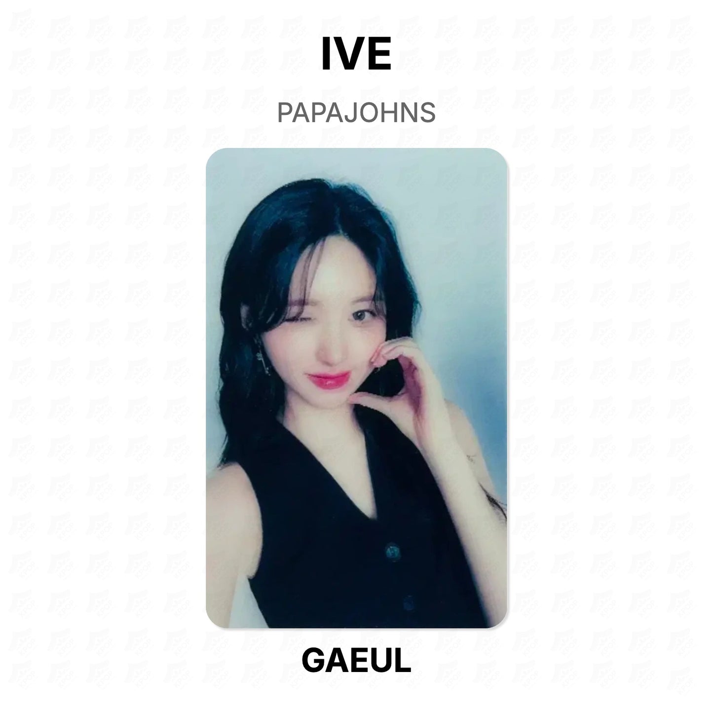 IVE PAPAJOHNS Official Photocard