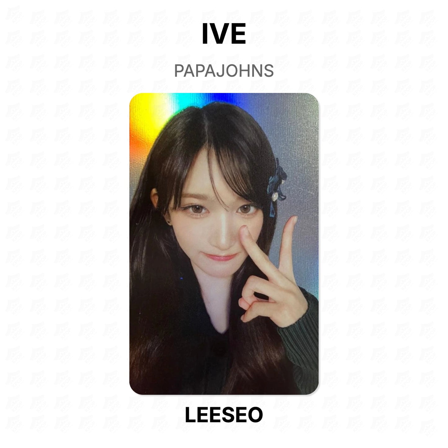 IVE PAPAJOHNS Official Photocard