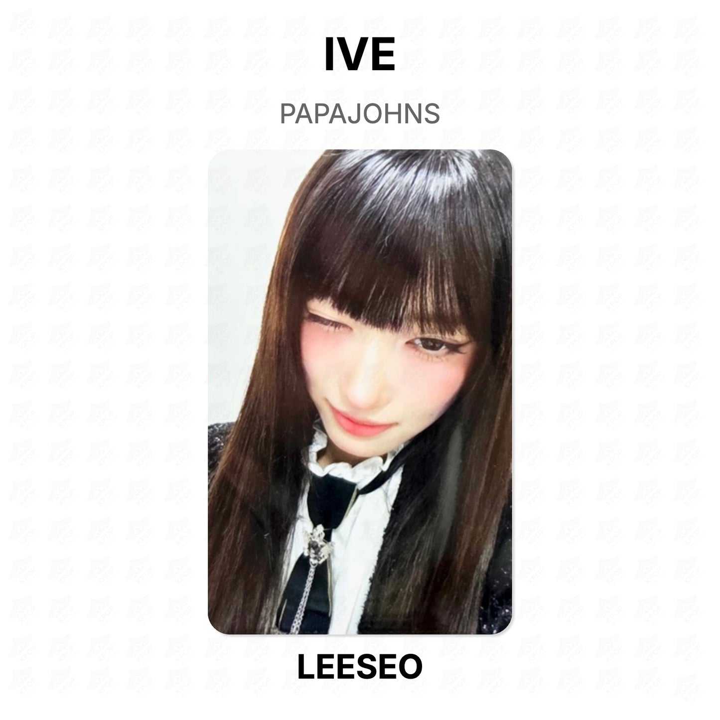 IVE PAPAJOHNS Official Photocard