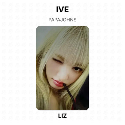 IVE PAPAJOHNS Official Photocard
