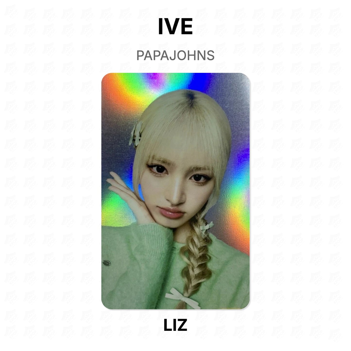 IVE PAPAJOHNS Official Photocard