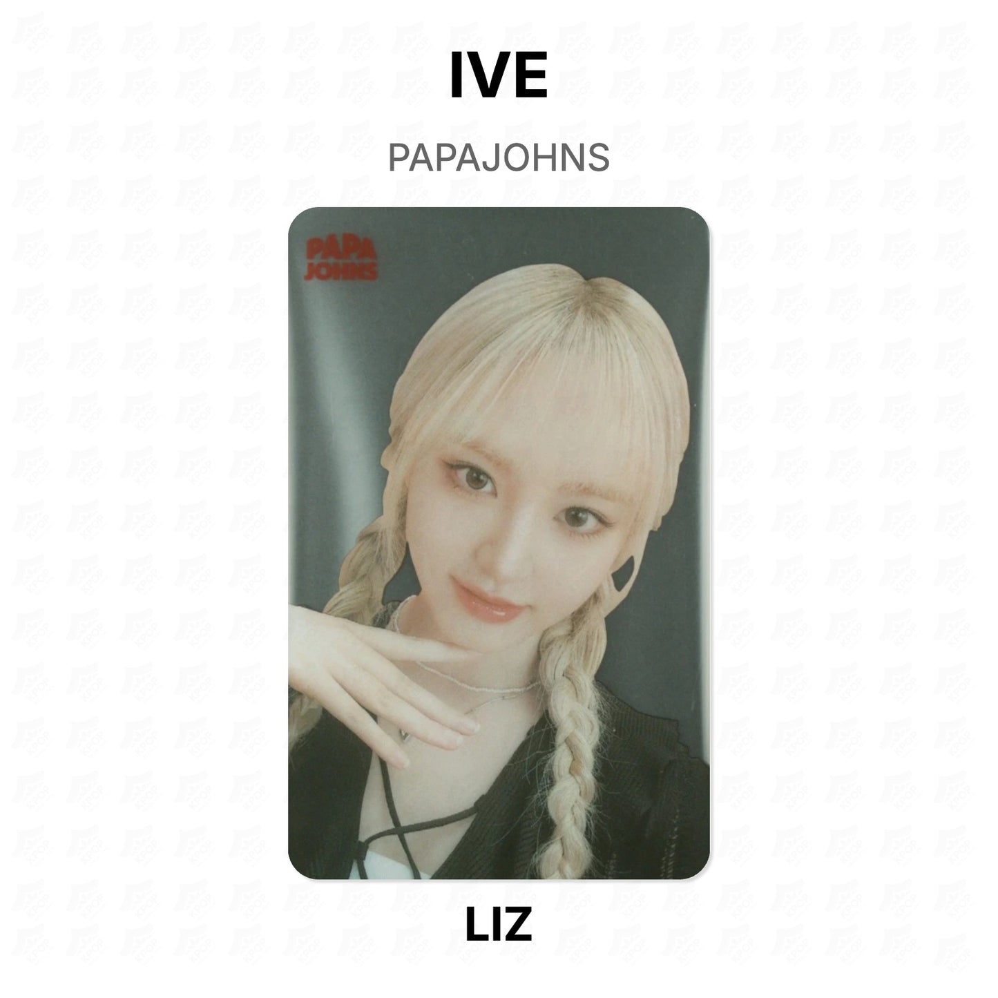 IVE PAPAJOHNS Official Photocard