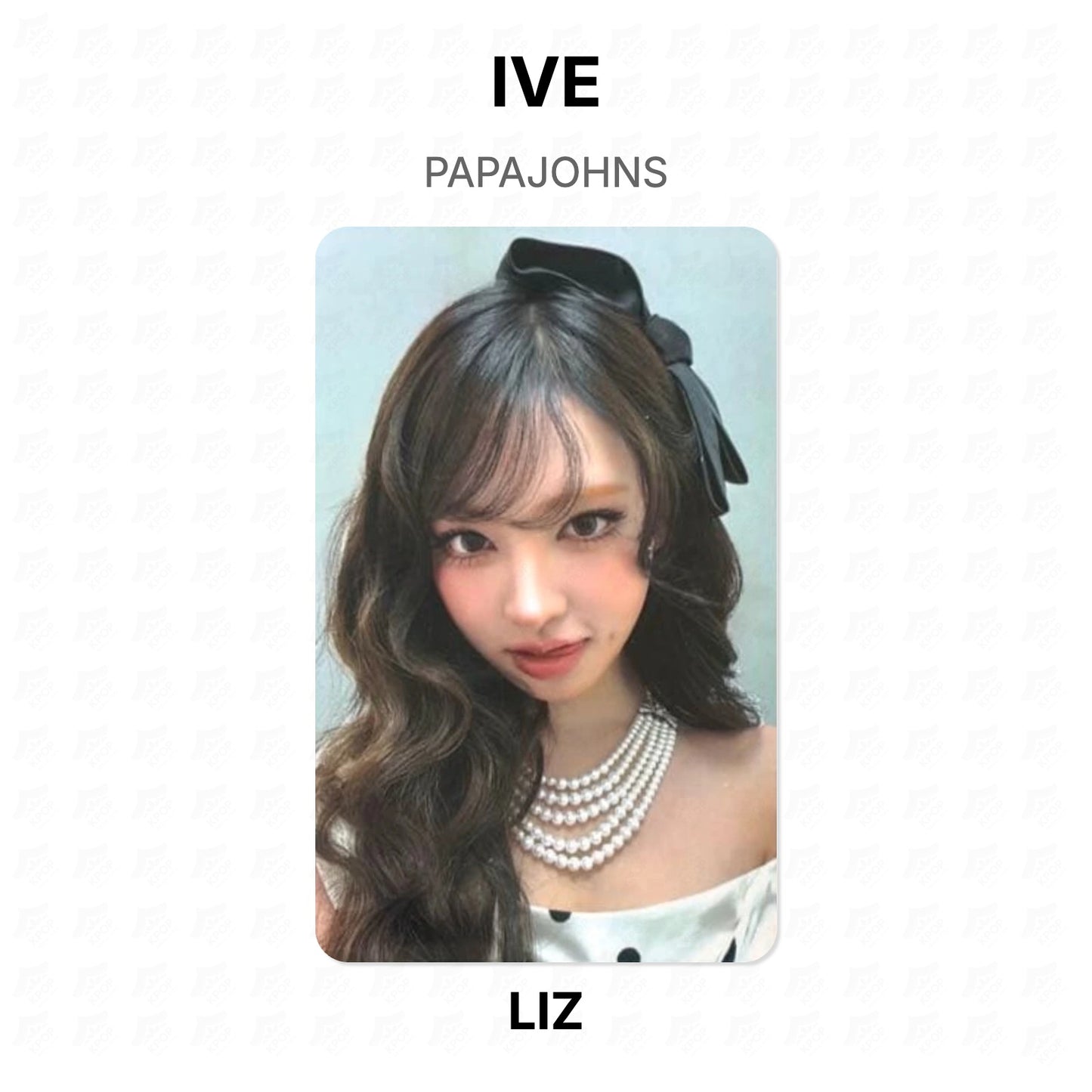 IVE PAPAJOHNS Official Photocard