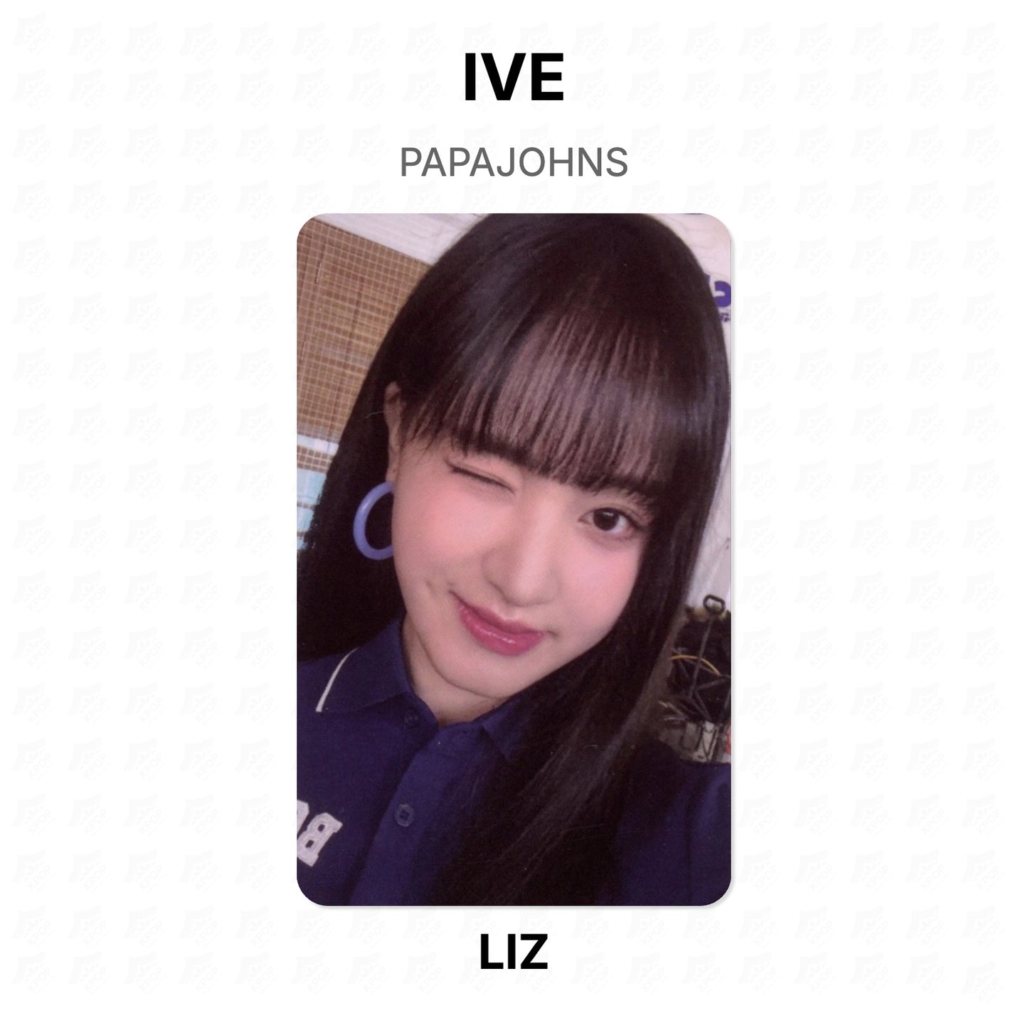IVE PAPAJOHNS Official Photocard