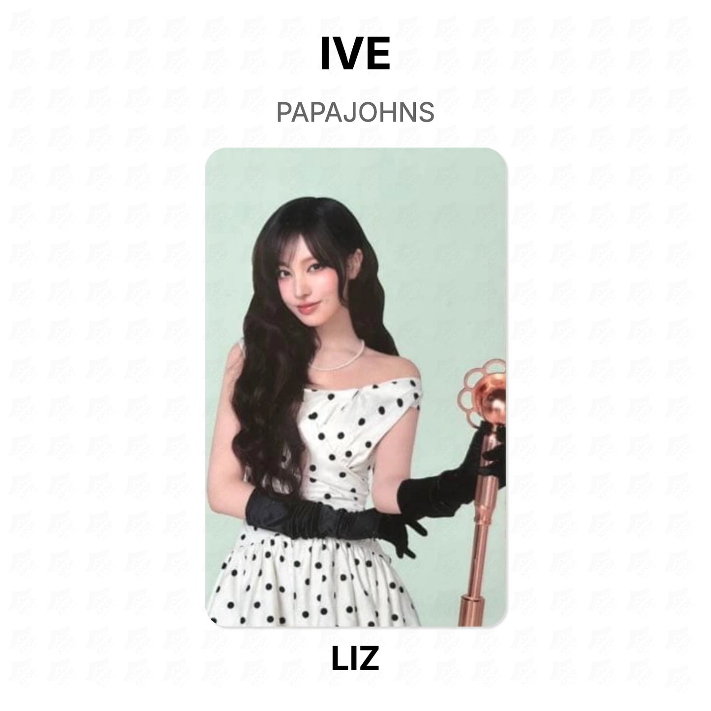 IVE PAPAJOHNS Official Photocard