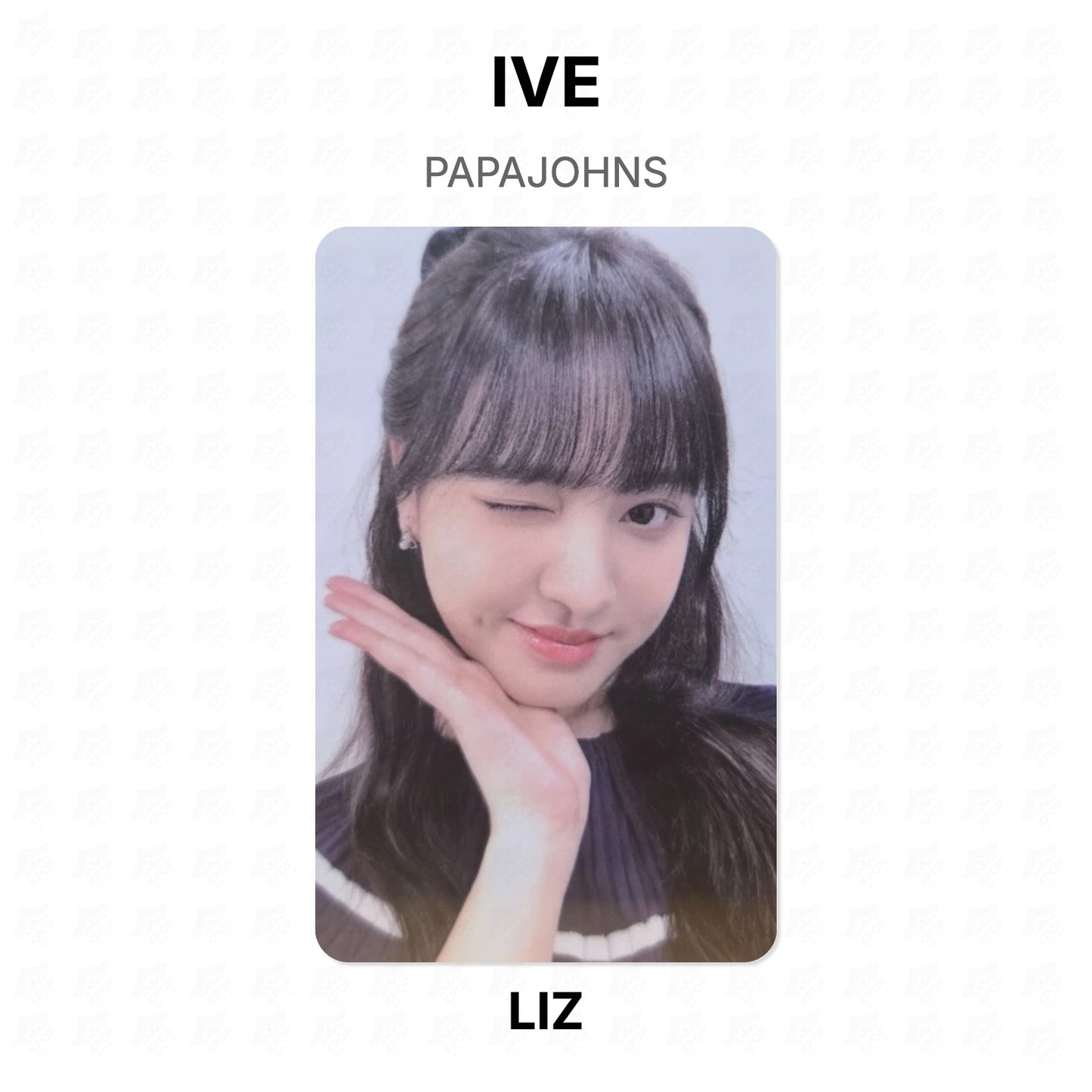 IVE PAPAJOHNS Official Photocard