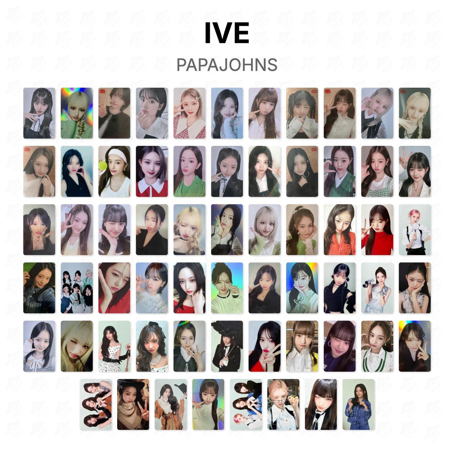 IVE PAPAJOHNS Official Photocard