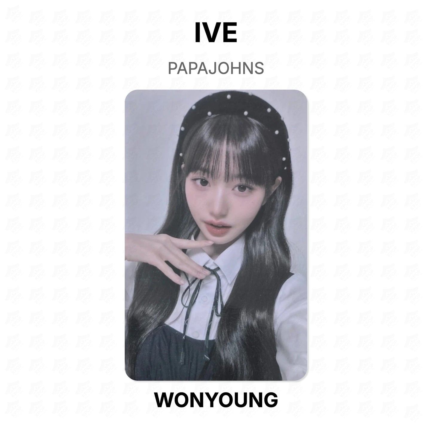 IVE PAPAJOHNS Official Photocard