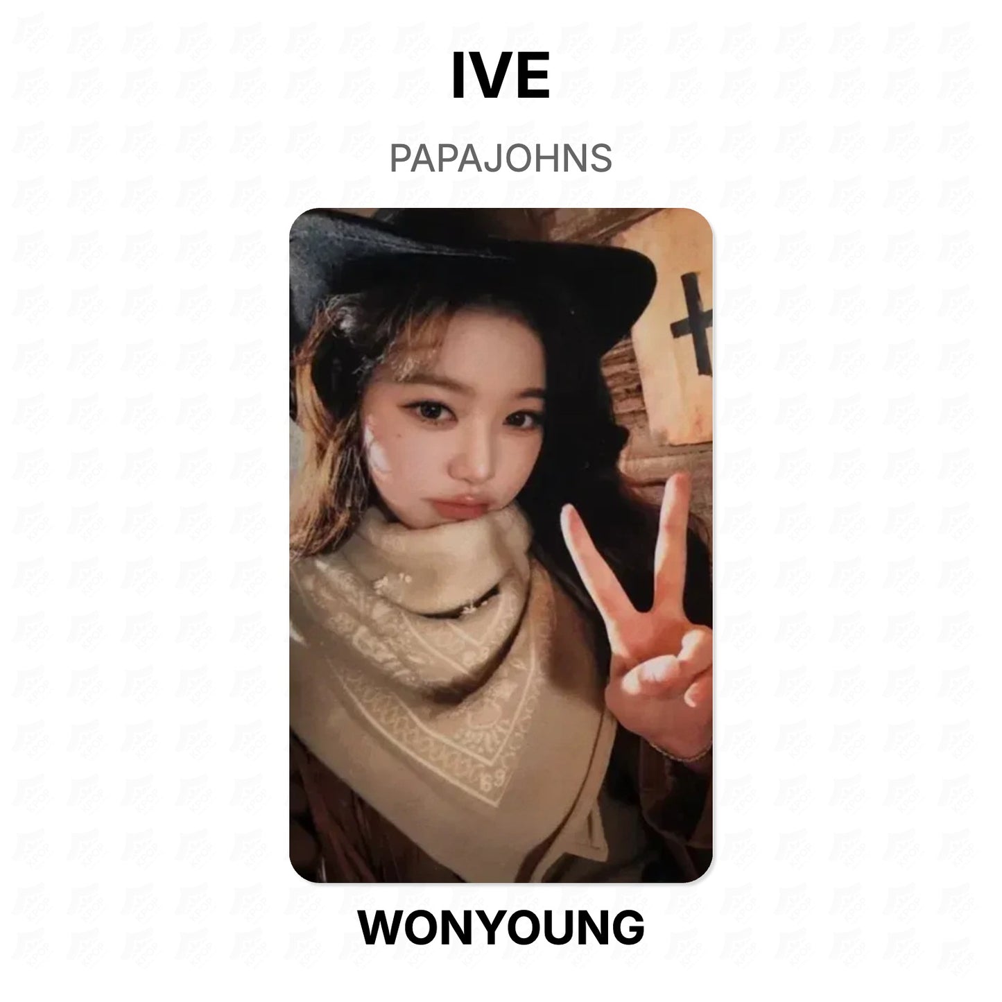 IVE PAPAJOHNS Official Photocard