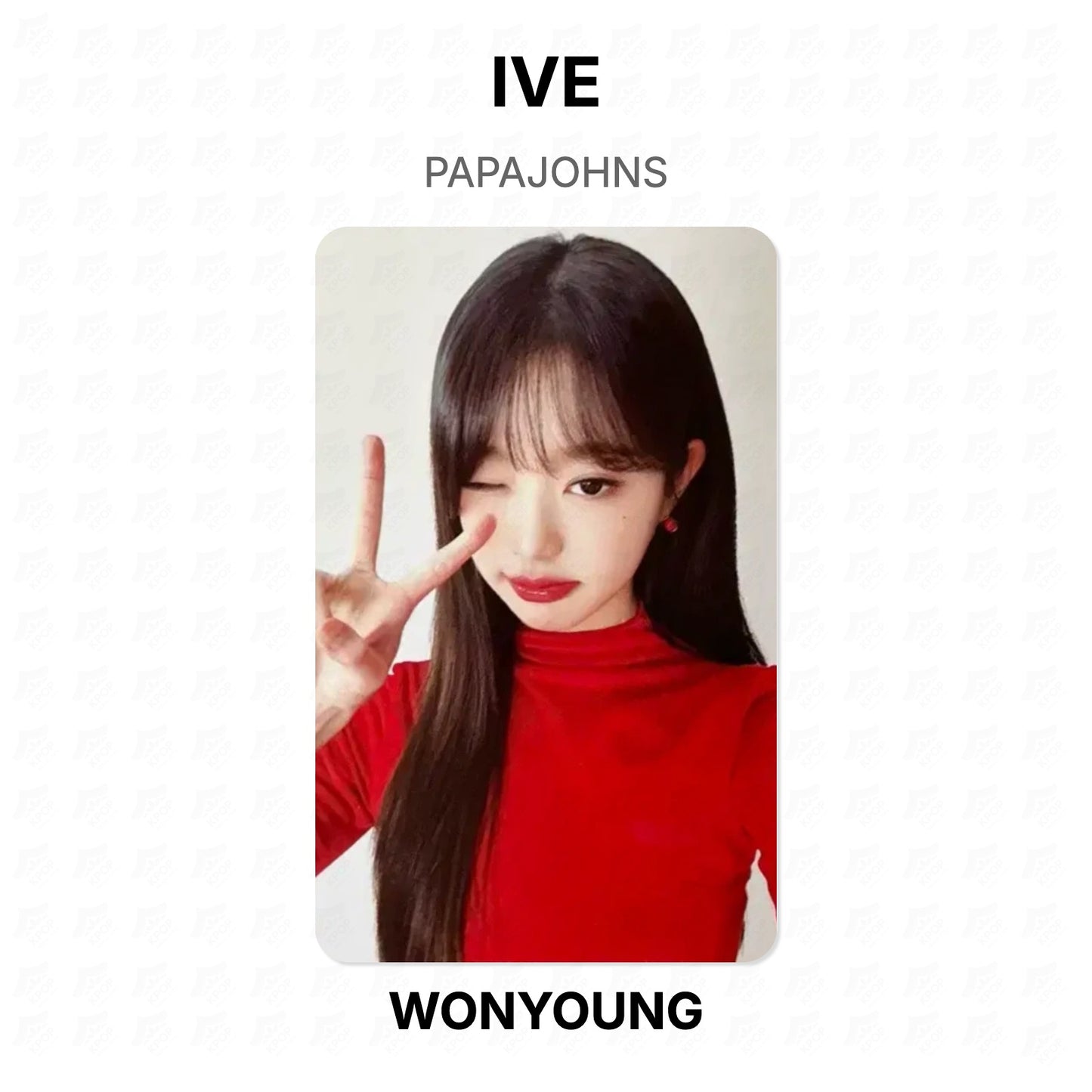 IVE PAPAJOHNS Official Photocard