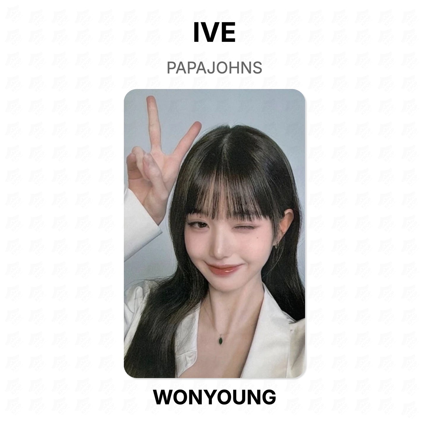 IVE PAPAJOHNS Official Photocard