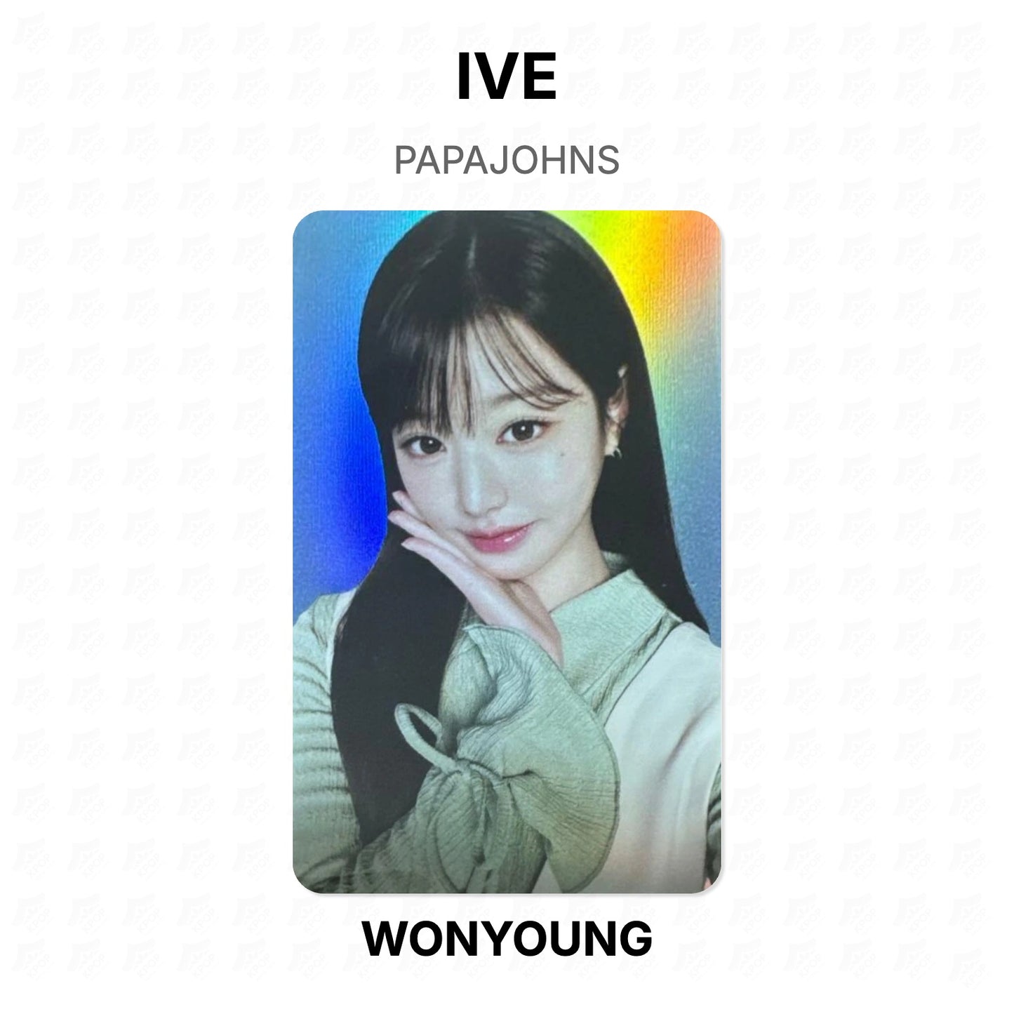 IVE PAPAJOHNS Official Photocard