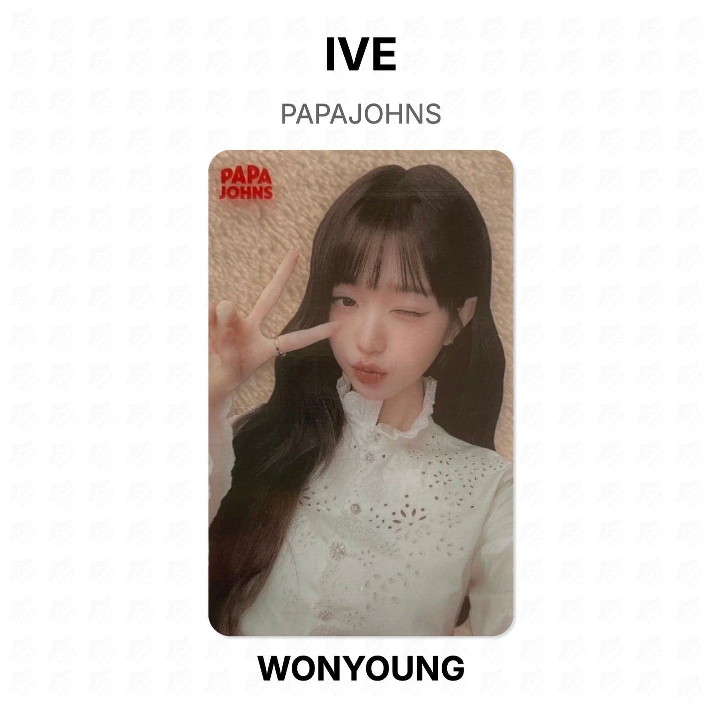 IVE PAPAJOHNS Official Photocard