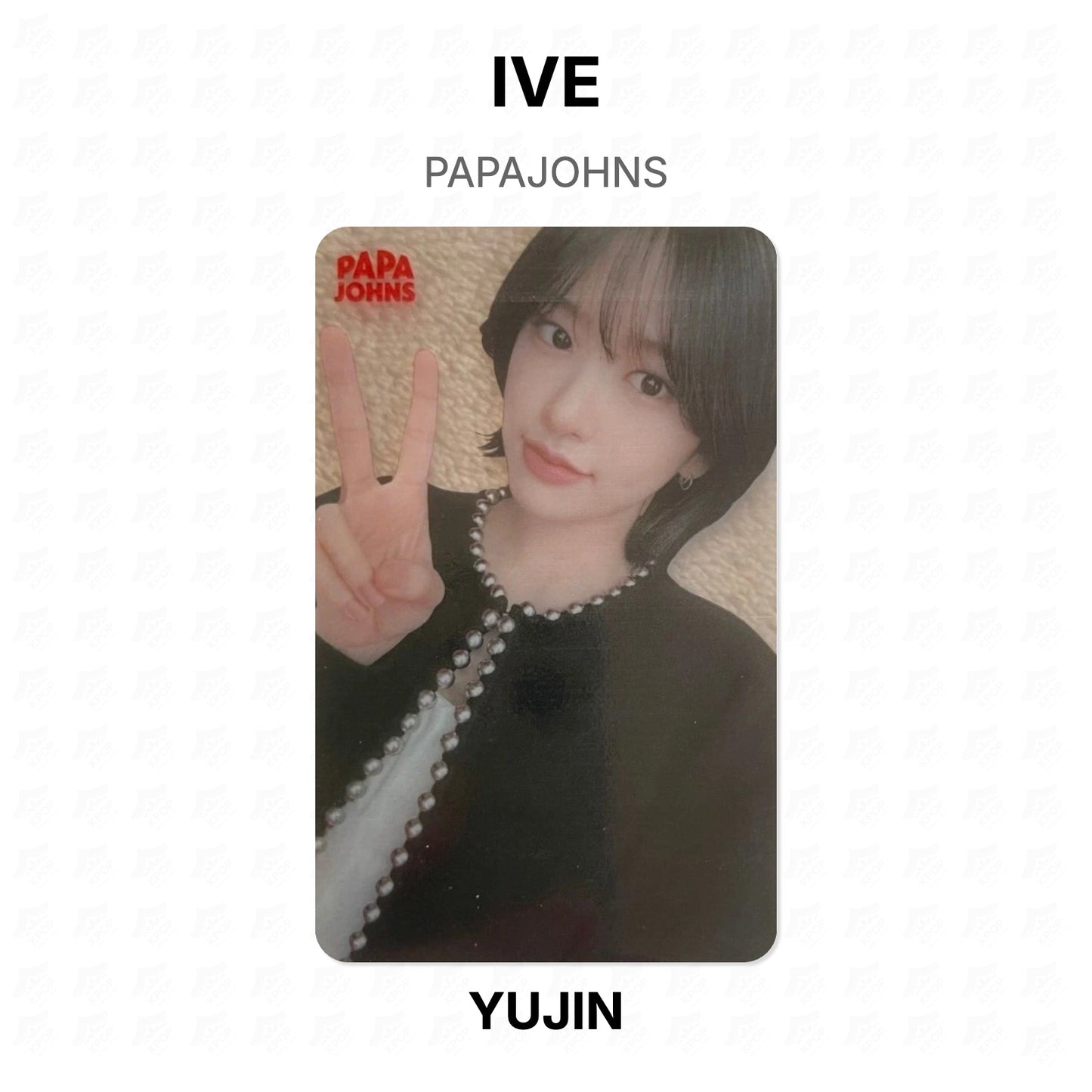 IVE PAPAJOHNS Official Photocard