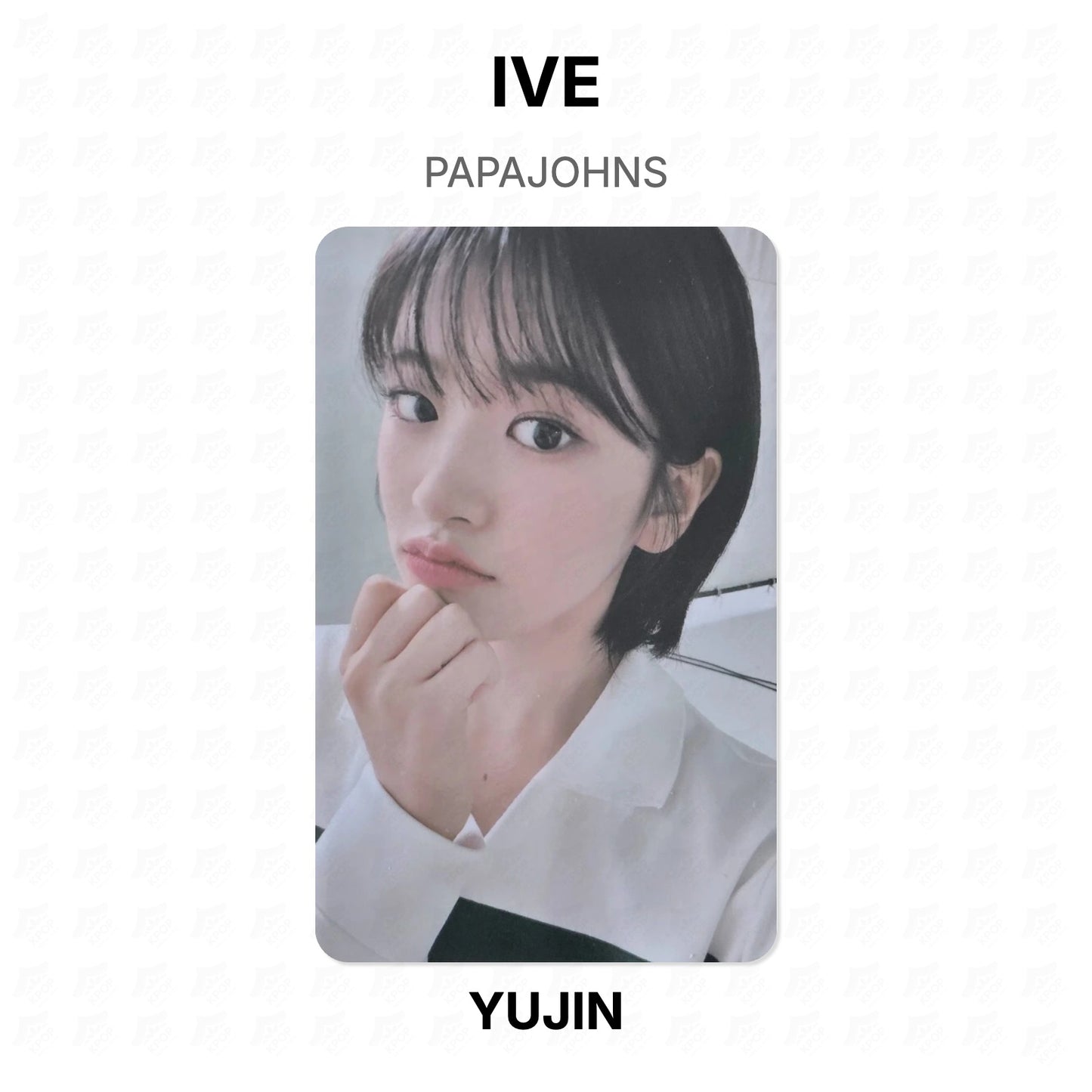 IVE PAPAJOHNS Official Photocard