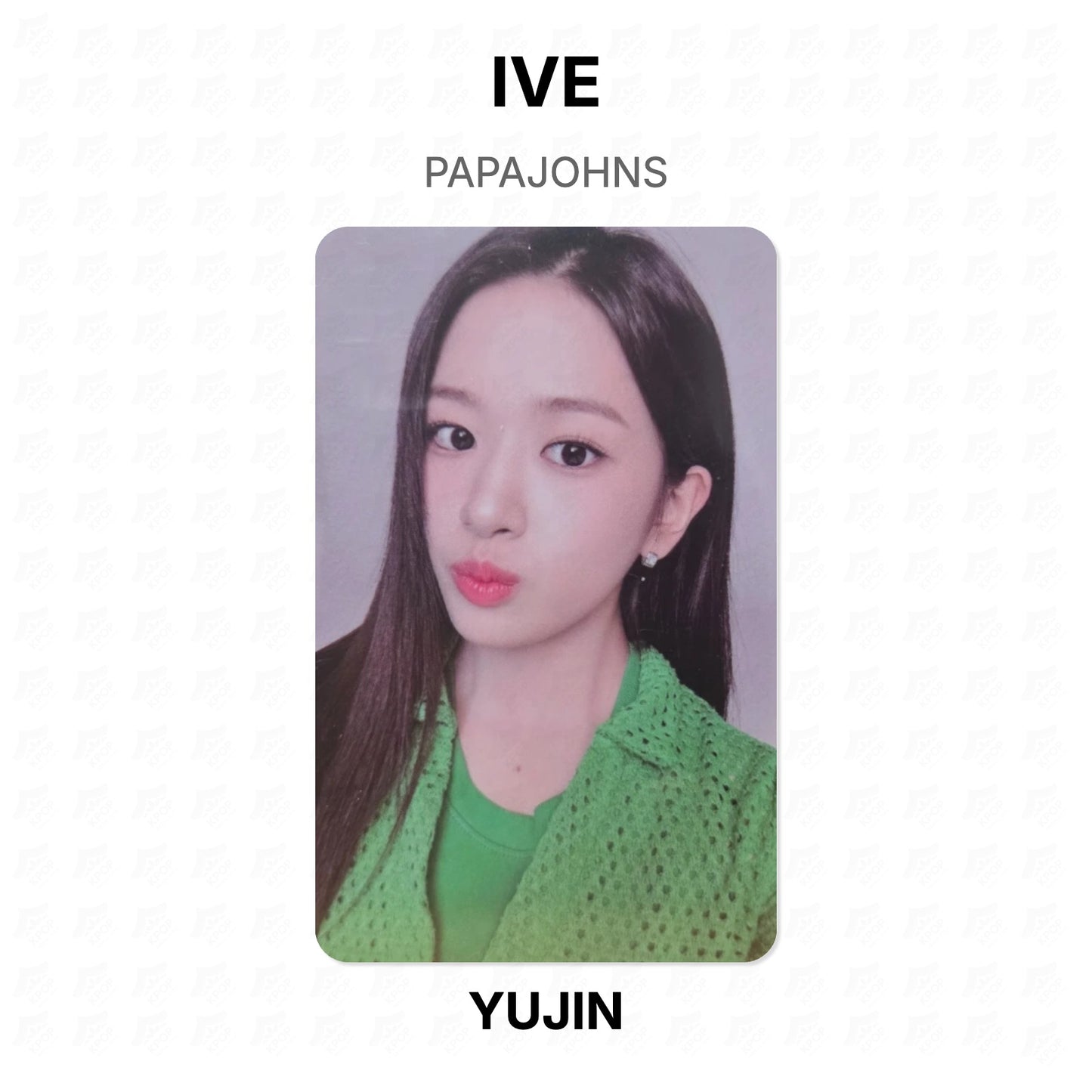 IVE PAPAJOHNS Official Photocard