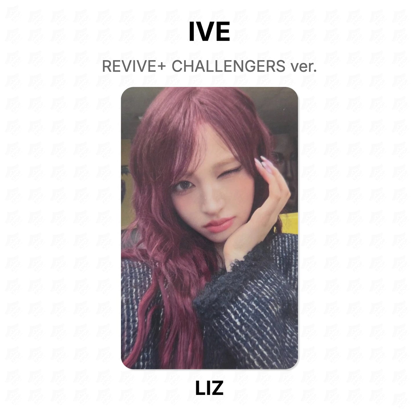 IVE REVIVE+ CHALLENGERS ver. Official Photocard