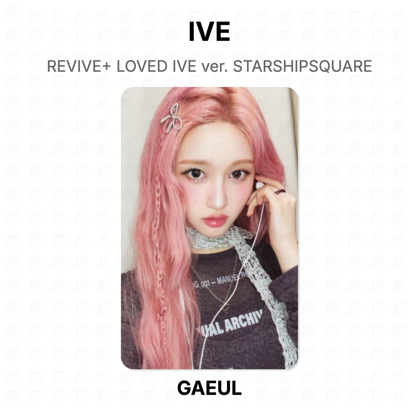 IVE REVIVE+ LOVED IVE ver. STARSHIPSQUARE Official Photocard