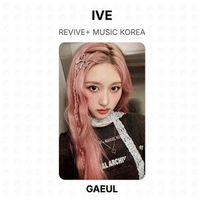 IVE REVIVE+ MUSIC KOREA Official Photocard