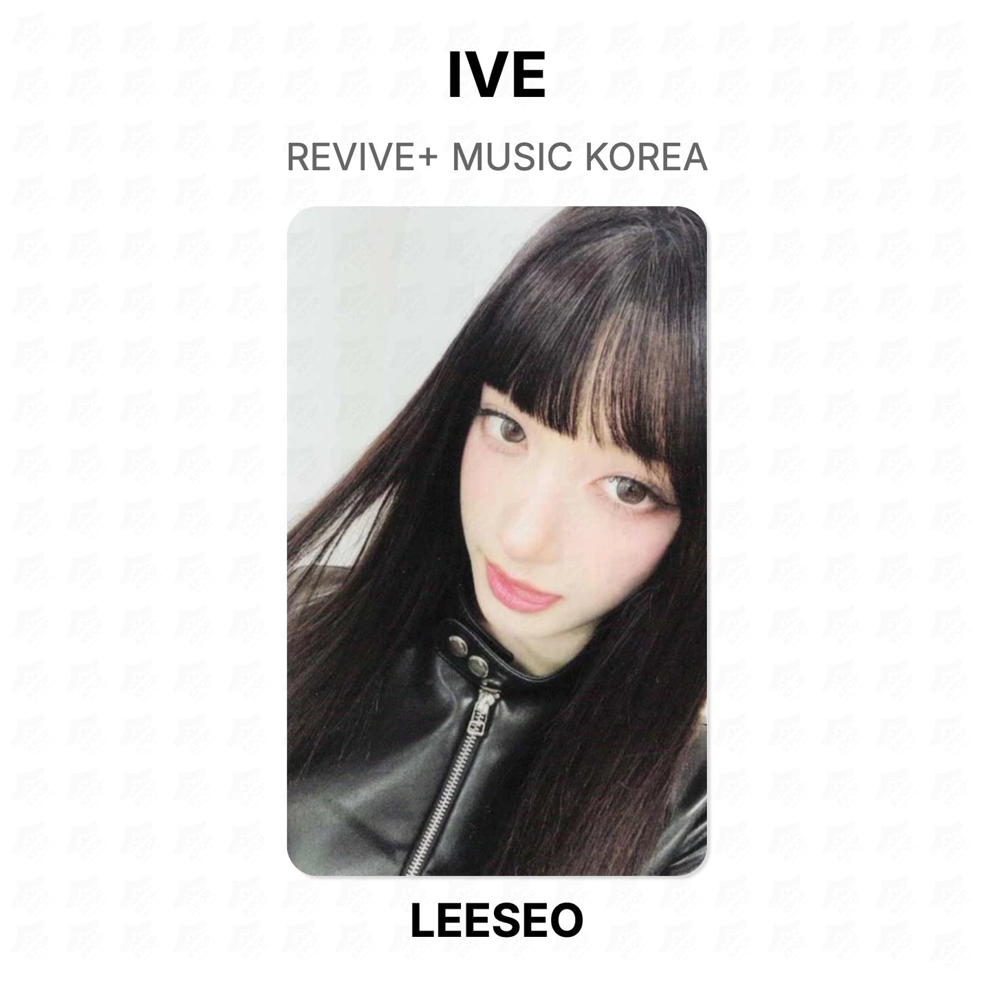 IVE REVIVE+ MUSIC KOREA Official Photocard