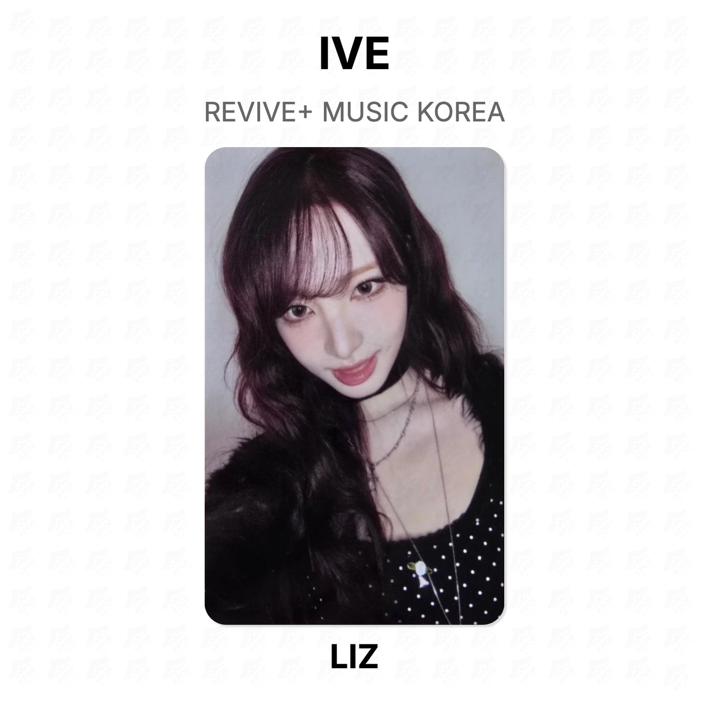 IVE REVIVE+ MUSIC KOREA Official Photocard