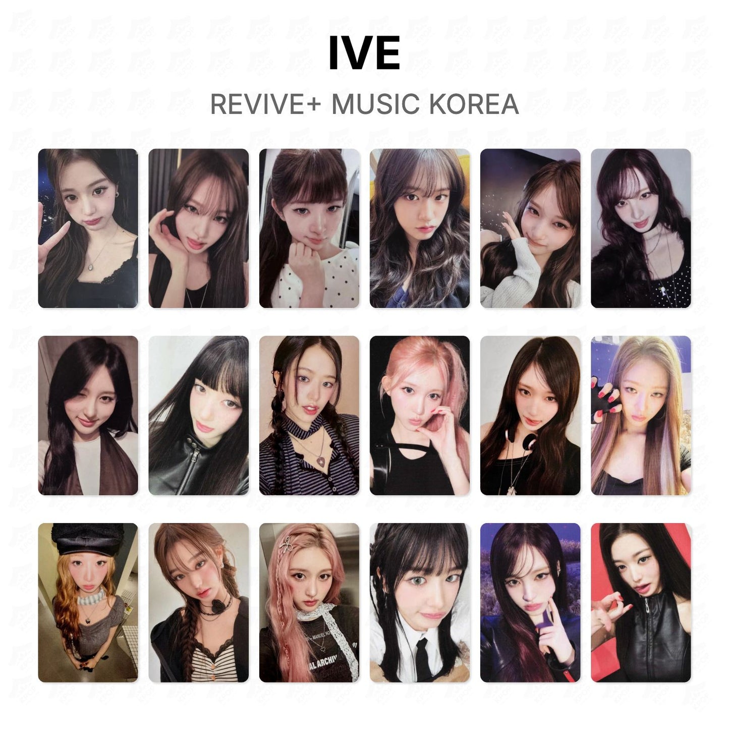 IVE REVIVE+ MUSIC KOREA Official Photocard