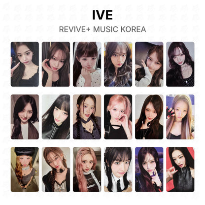 IVE REVIVE+ MUSIC KOREA Official Photocard