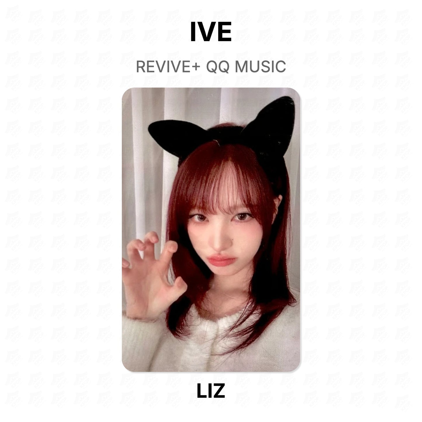 IVE REVIVE+ QQ MUSIC Official Photocard