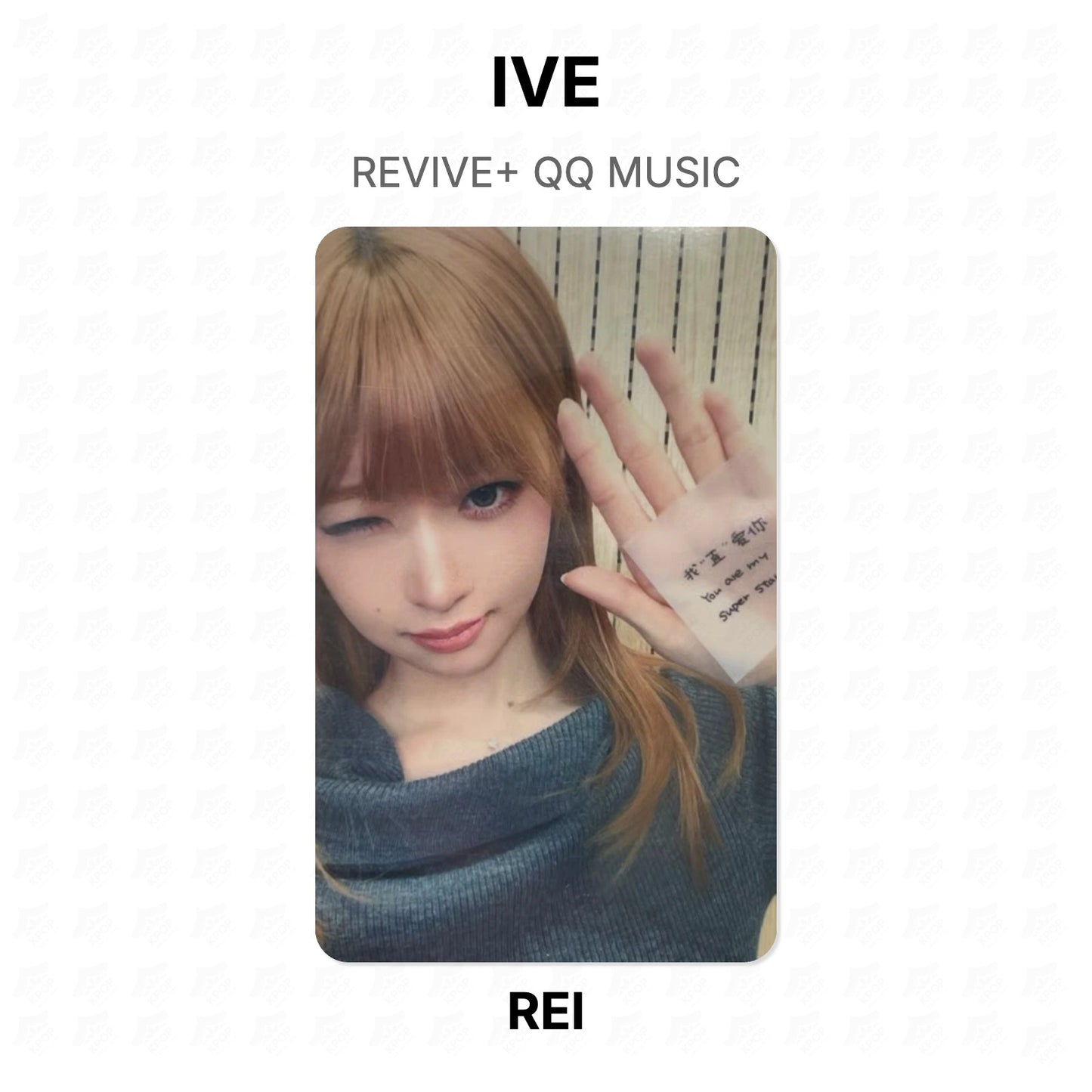 IVE REVIVE+ QQ MUSIC Official Photocard