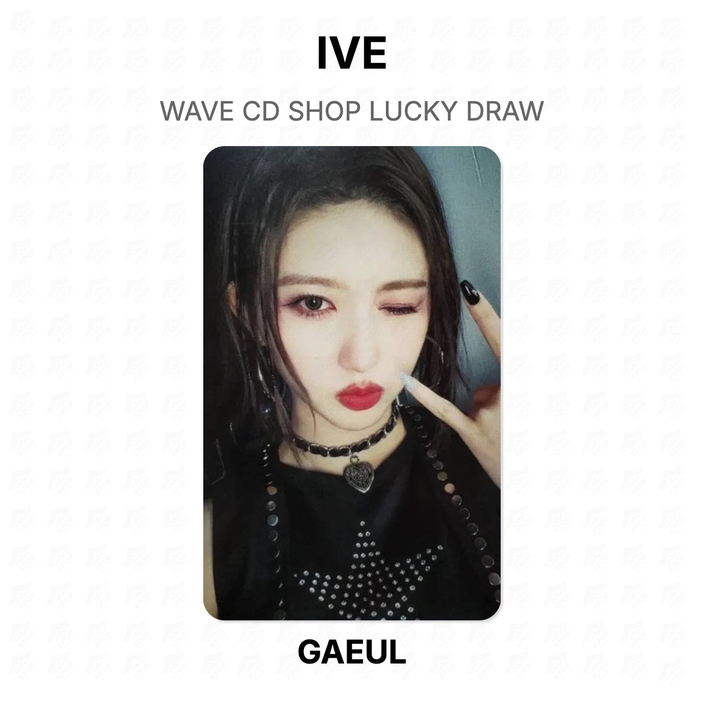 IVE WAVE CD SHOP LUCKY DRAW Official Photocard