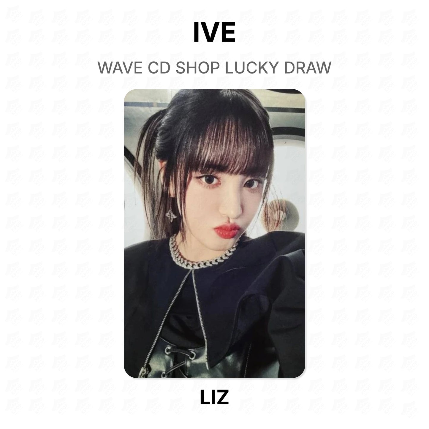 IVE WAVE CD SHOP LUCKY DRAW Official Photocard