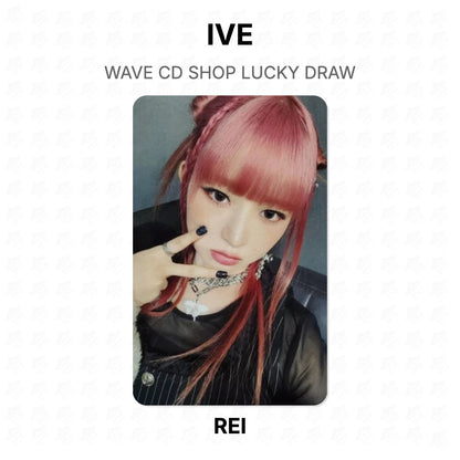 IVE WAVE CD SHOP LUCKY DRAW Official Photocard