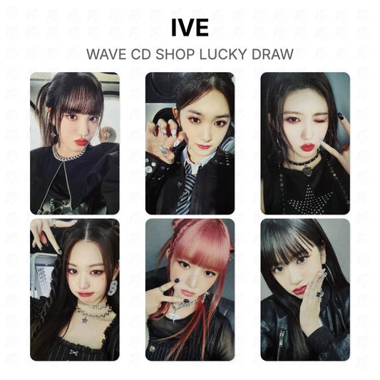 IVE WAVE CD SHOP LUCKY DRAW Official Photocard