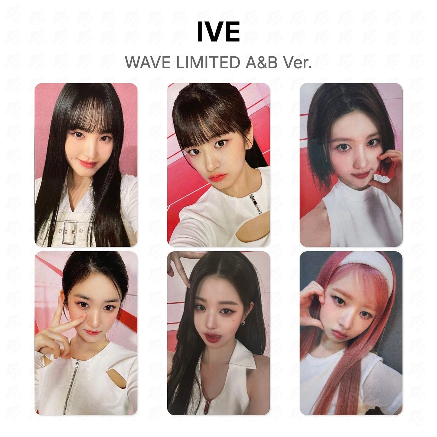 IVE WAVE LIMITED A&B Ver. Official Photocard